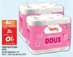 Netto Netto - papier toilette doux offre