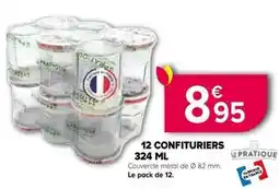 Kiriel 12 confitureurs 324 ml offre