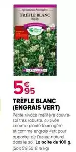 Kiriel Trèfle blanc (engrais vert) offre