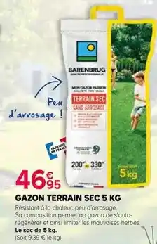 Kiriel Barenbrug - gazon terrain sec 5 kg offre