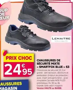 Kiriel Lemaitre - chaussures de sécurité mixte offre