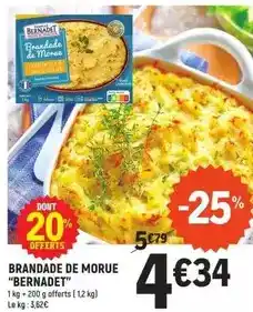 E.Leclerc Brandade de morue offre