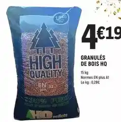 E.Leclerc Granules de bois hq offre
