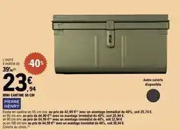 E.Leclerc Pierre henry - mini cantine 50cm offre