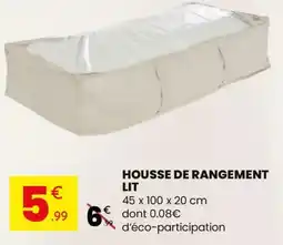 Stokomani Housse de rangement lit offre