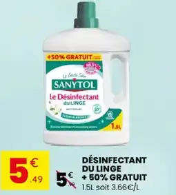 Stokomani Désinfectant du linge € +50% gratuit offre