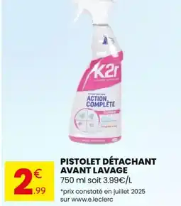 Stokomani Pistolet détachant avant lavage offre