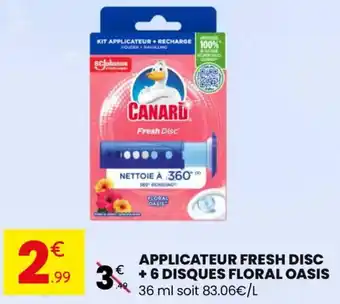 Stokomani Applicateur fresh disc + 6 disques floral oasis offre