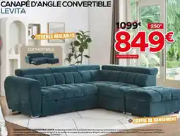 BUT Canapé d'angle convertible levita offre