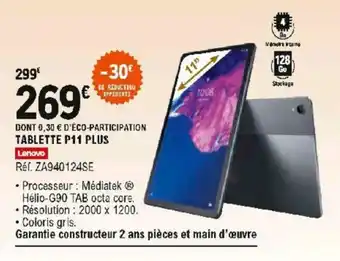 E.Leclerc Tablette P11 plus offre