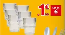 BUT Set de 6 verres sandy, offre
