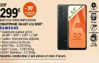 E.Leclerc Smartphone galaxy A32 noir offre