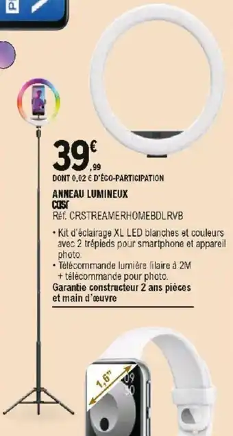 E.Leclerc Anneau lumineux offre
