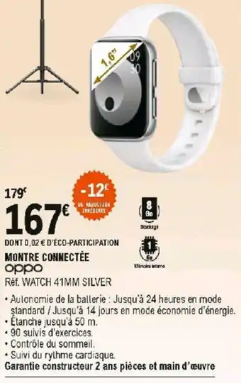 E.Leclerc Montre connectée offre