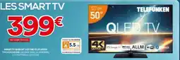 BUT Smart tv qled 50" telefunken offre