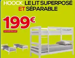 BUT Hoock, le lit superposé et séparable offre