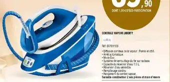 E.Leclerc Centrale vapeur liberty offre