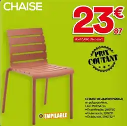 BUT Chaise de jardin pandji, offre