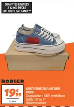 Netto Basket femme toile avec cleur roder offre