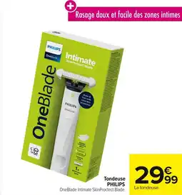 Carrefour Tondeuse philips offre
