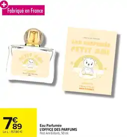 Carrefour Eau parfumée l'office des parfums offre