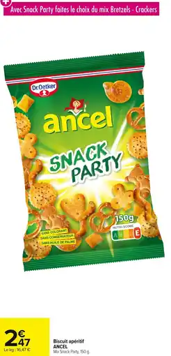 Carrefour Biscuit apéritif ancel offre