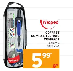 Trafic Maped Coffret compas technic compact offre