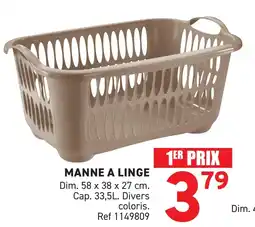 Trafic Manne a linge offre