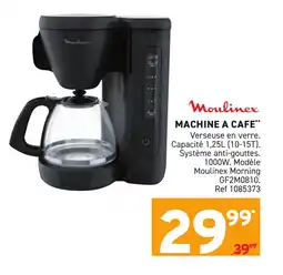 Trafic Moulinex Machine a cafe offre