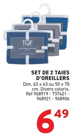 Trafic Set de 2 taies d'oreillers offre