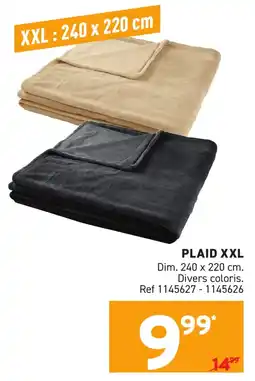 Trafic Plaid xxl offre