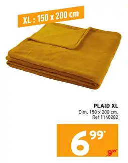 Trafic Plaid xl offre