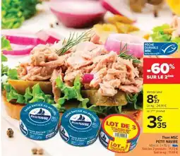 Carrefour Thon MSC PETIT NAVIRE offre