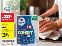 Carrefour Essuie-tout bobine XXL CARREFOUR ESSENTIAL Maxi Roll ou Expert offre
