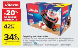 Carrefour Easywring and clean turbo offre