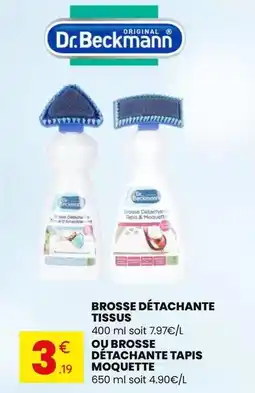 Stokomani Dr. beckmann - brosse détachante tissus offre