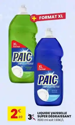 Stokomani Paic - liquide vaisselle super dégraissant offre