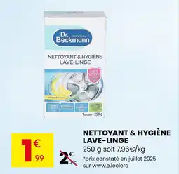Stokomani DR BECKMANN Nettoyant & hygiène lave-linge offre