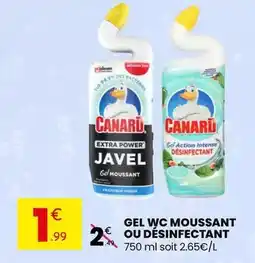 Stokomani Canard - gel wc moussant ou désinfectant offre