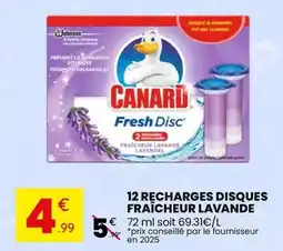 Stokomani Canard - 12 recharges disques fraicheur lavande offre