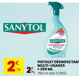 Stokomani SANYTOL Pistolet désinfectant multi-usages offre