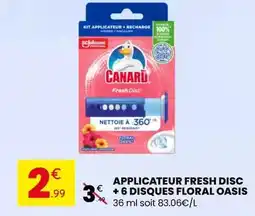 Stokomani Canard - applicateur fresh disc +6 disques floral oasis offre