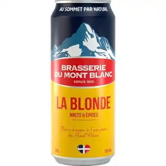 Carrefour Market MONT BLANC Bière blonde offre