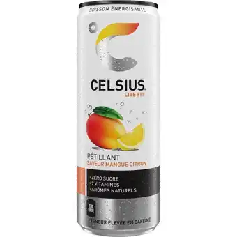 Carrefour Market CELSIUS Boisson énergisante offre