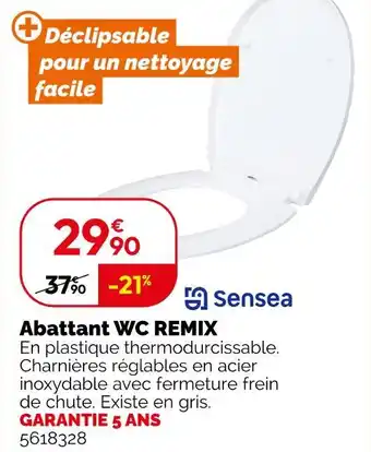Weldom Sensea Abattant WC REMIX offre
