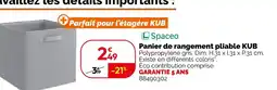 Weldom SPACEO Panier de rangement pliable kub offre