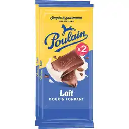 Carrefour Market POULAIN Tablette de chocolat au lait offre