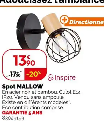 Weldom INSPIRE Spot mallow offre