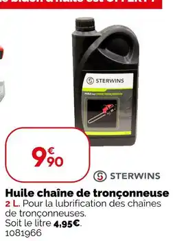 Weldom STERWINS Huile chaîne de tronçonneuse offre