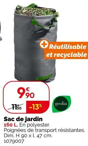 Weldom GEOLIA Sac de jardin offre